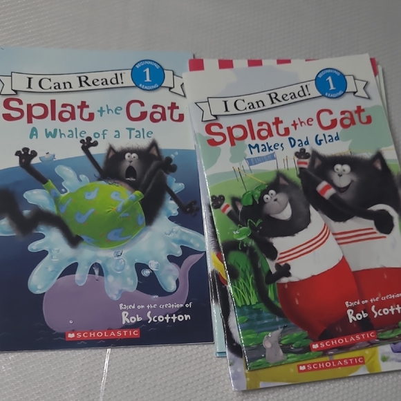 Scholastic Splat the Cat I Can Read Series - Red and Blue Covers, 5 Books - Picture 5 of 8